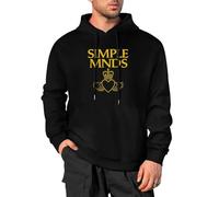 BISEGRLIN Men's Warm Hoody Simple Minds Men Long Sleeve Hooded Sweatshirt XXL