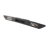 Bisenya Barre de poignée pour hayon arrière avec Bouton poussoirs de Plaque d'immatriculation Compatible avec A3 8P A4 8E A6 4F Q7 1.8 1.9 2.0 2.5 3.0 AWD FWD 8P48275743FZ 8P4827574