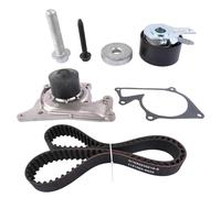Bisenya Kit courroie de distribution + pompe à eau Remplacement pour Q30 Classe A B W176 W242, W246 Qashqai II Clio IV Me-ga-ne III IV 1.5 dCi