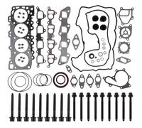 Bisenya Kit de Joints de Tête + 18x Vis de Tête Remplacement pour Navara D22 D40 Pathfinder R51 2.5 dCi 2.5L 4Cyl YD25DDTi YD25ETI