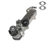 Bisenya Vanne EGR + refroidisseur Compatible avec A3 Q3 TT 1.6 TDI 2.0 TDI 03L131512BB 03L131512AT 03L131512AP