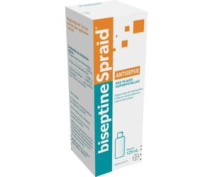 BiseptineSpraid Solution Antiseptique Pour Application Cutanée Flacon 125ml