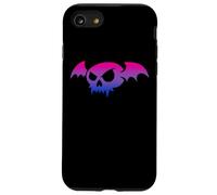 Bisexual Bat Vampire Skull Bi Pride Flag Goth Halloween Coque pour iPhone SE (2020) / 7/8