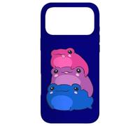 Bisexual Flag Color Frogs Subtle Bi Pride LGBTQ Aesthetic Coque pour iPhone 17 Pro Max