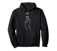 Bisexual Heart Bi Pride Merchandising K-pop Gay Love LGBTQ Sweat à Capuche