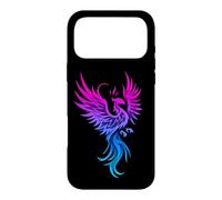 Bisexual Phoenix Bird Bi Pride Flag Rising from Ashes Coque pour iPhone 17 Pro Max