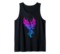 Bisexual Phoenix Bird Bi Pride Flag Rising from Ashes Débardeur