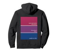 Bisexual Pride Peinture Couleur Swatch Humour Sweat à Capuche