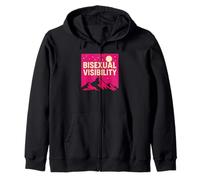 Bisexual Pride Visibility Retro Bi Flag LGBTQ+ Sweat à Capuche