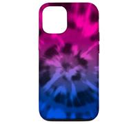 Bisexual Tie Teinture Boho Bi Pride Drapeau Couleurs Rose Coque pour iPhone 12/12 Pro