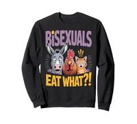 Bisexuals Eat What Humour Animal Amusant Sweatshirt