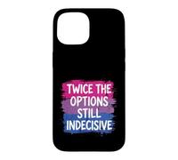 Bisexuel drôle Deux Fois Plus d'options Coque pour iPhone 15