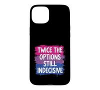 Bisexuel drôle Deux Fois Plus d'options Coque pour iPhone 15 Plus