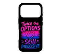 Bisexuel drôle Deux Fois Plus d'options Coque pour iPhone 17 Pro