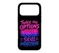Bisexuel drôle Deux Fois Plus d'options Coque pour iPhone 17 Pro Max