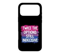 Bisexuel drôle Deux Fois Plus d'options Coque pour iPhone 17 Pro Max
