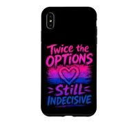 Bisexuel drôle Deux Fois Plus d'options Coque pour iPhone XS Max
