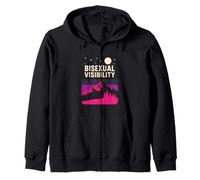 Bisexuel Pride Visibilité Rétro Bi Drapeau LGBTQ+ Visibilité Sweat à Capuche