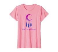 Bisexuels Célestes Spirituels Pas Une Phase Bi Pride Moon T-Shirt, Femme, Rose, 3XL