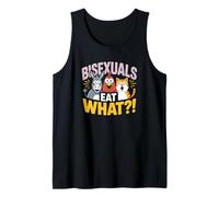 Bisexuels Funny Eat What Animals Gay Pride LGBTQ Débardeur