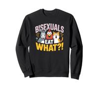 Bisexuels Funny Eat What Animals Gay Pride LGBTQ Sweatshirt