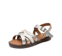 Bisgaard Aline Sandales Plates, argenté, 36 EU