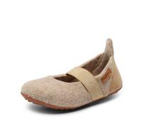 Bisgaard Ballet plat en laine pour fille, nougat, 34 EU