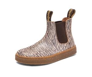 Bisgaard Barefoot Ene Lamb Bottes Tendance, Zebra Glitter, 26 EU Large