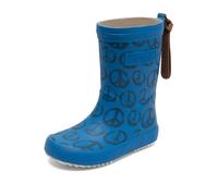 Bisgaard Bottes de pluie tendance unisexes pour enfant, Peace On Earth Sky, 26 EU
