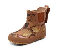 Bisgaard Bottes de pluie unisexes en caoutchouc pour bébé, Camel Flowers, 30 EU