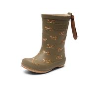 BISGAARD Bottes en caoutchouc olive / orange / noir / blanc, Taille 31