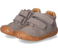 Bisgaard Chaussons de marche/chaussures à scratch/chaussures basses pour enfants HALEV Gris Cuir lisseTaille:21