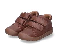 Bisgaard Chaussures à scratch/bottes basses pour enfants HALE V Marron Cuir lisseTaille:24
