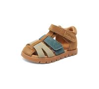 BISGAARD Chaussures ouvertes 'Frans' caramel / kaki / émeraude, Taille 25