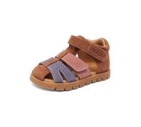 BISGAARD Chaussures ouvertes 'Frans' marron / bleu violet / rose ancienne, Taille 29