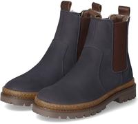 Bisgaard Enfants Chelsea Boots/ Bottines d'hiver NEO LAMB Bleu foncé daim Taille : 32