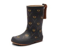 Bisgaard Fashion, Bottes de Pluie Mixte Enfant - Bleu (Tulip Flowers) - 22 EU