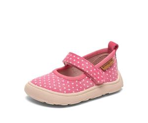 Bisgaard Fille Barefoot Ballet Mocassin, Rose Dots, 21 EU