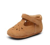 Bisgaard Garçon Fille Bloom First Walker Shoe, Tan, 21 EU