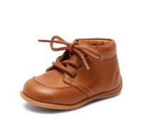 Bisgaard Garçon Unisex Kinder Dentelle Luca Chaussures First Walker, Cognac, 20 EU