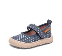 Bisgaard Mixte Enfant Barefoot Ballet Mocassin, Pois Bleu Marine, 8.5 UK Child