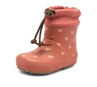 Bisgaard Mixte Enfant Thermo Baby Botte de Pluie, Ruby Heartbeat, 8 UK Child