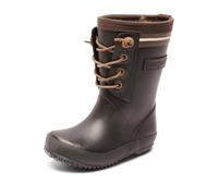Bisgaard Rubber Boot - Lace Thermo Botte de pluie Mixte enfant, Noir, 24 EU