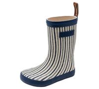 Bisgaard Sko A/S. Bisgaard Barefoot High Rubber Bottes de Pluie, Sailor Stribes, 32 EU Large