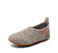 Bisgaard Unisex Basic Wool Chaussons Bas, Grey, 23 EU