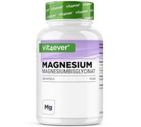 Bisglycinate de Magnésium - 240 Gélules - 300 mg de Magnésium Elémentaire par Dose journalière - Premium : Magnésium Chélaté - Vegan - Hautement Dosé