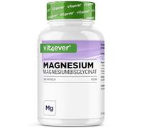 Bisglycinate de Magnésium - 365 Gélules - 300 mg de Magnésium Elémentaire par Dose journalière - Premium : Magnésium Chélaté - Vegan - Hautement Dosé