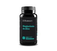 Bisglycinate de Zinc 25 mg - Peau, Cheveux & Ongles - 400 Comprimés Végans | le Zinc contribue au système immunitaire normal - Forme Chélatée - Sans Additifs - 1/Jour, +1 An - Zenement