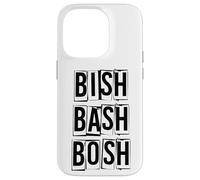 Bish Bash Bosh pas de bruit Coque pour iPhone 14 Pro
