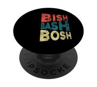 Bish Bash Bosh tout fait facile PopSockets PopGrip Adhésif